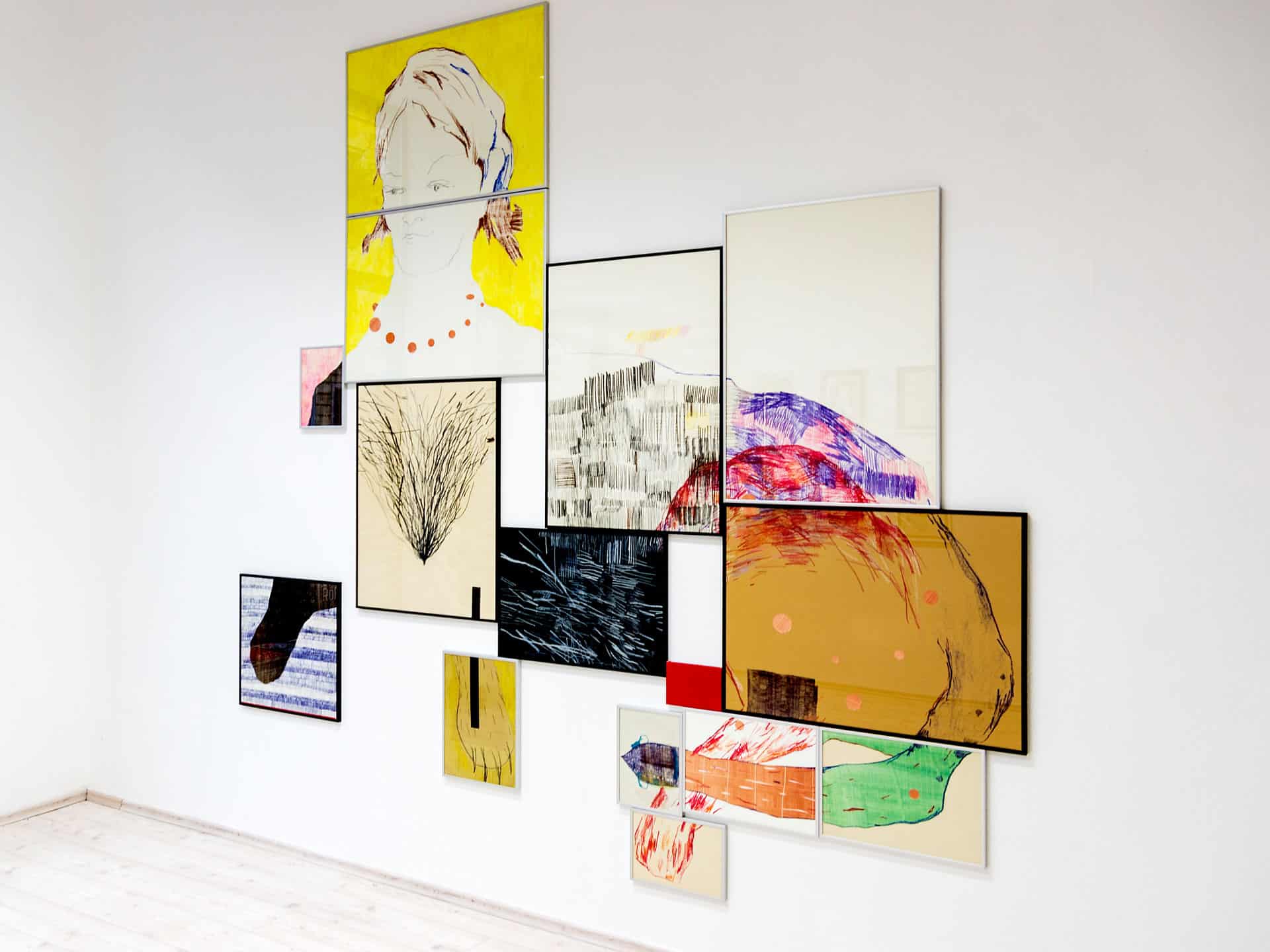 Claudia Rößger, Ausstellungsansicht